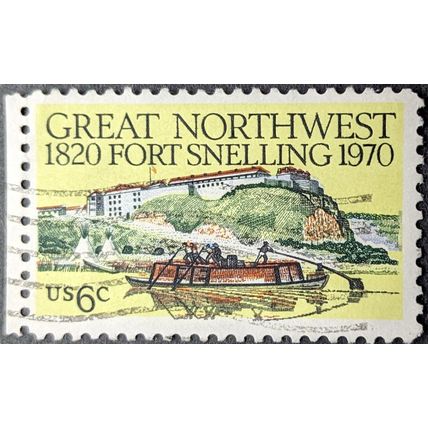 STAMP United States SG1405 1970 6c Fort Snelling Anniversary Used
