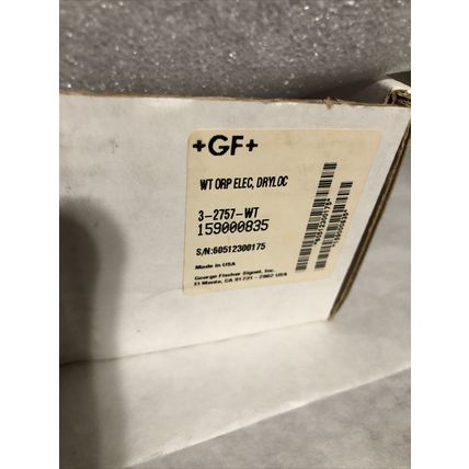 NEW GEORGE FISCHER SIGNET ORP ELECTRODE,3719 Oh/ORP WET-TAP,PLASTIC 3-2757-WT,DJ