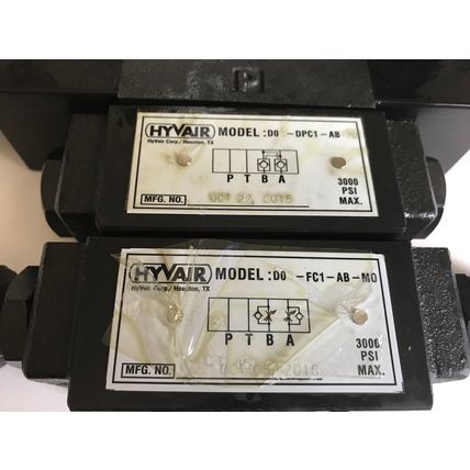 PARKER D1VW004CNYW,HYVAIR D0-DPC1-AB,D0-FC1-AB-MO HYDRAULIC SOLENOID VALVE,ST