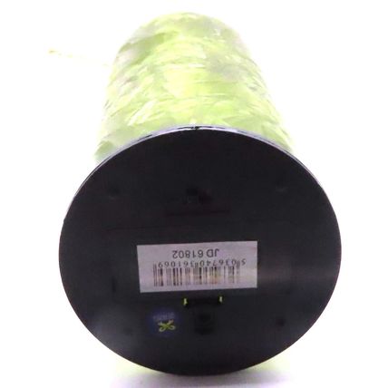 Green Waffle Decorative Bottle LED Glass with Wood Heart Charm & Cork Stopper