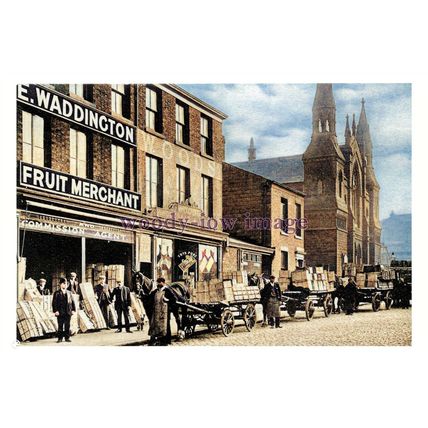 ptc3130 - Lancs. - E.Waddington Fruit Merchant/Horse & Cart deliveries print 6x4