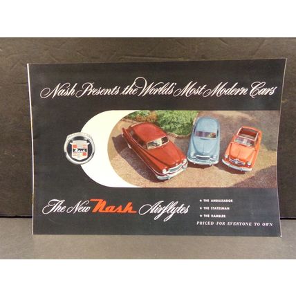 The New Nash Airflytes Sales Brochure Ambassador Statesman Rambler 1951