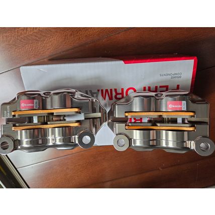 Brembo GP4 - RX Front billet Racing Brake Calipers 100mm BMW KTM Ducati Aprilia