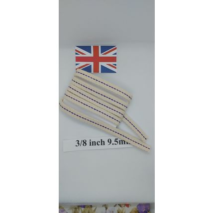 Oil lamp wick or heater flat British made 36 inches long 3/8 inch or 9.5mm wide