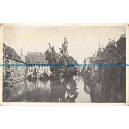 R053475 Nurnberg. Partie an der Museumsbrucke. Hermann Martin