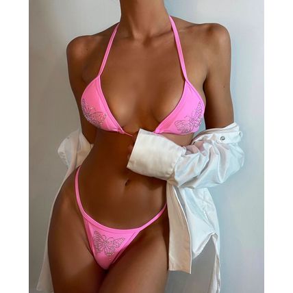 New Sexy Butterfly Bikini Rhinestone