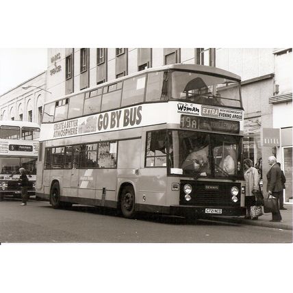 Black & White Photograph of Brighton Corporation Transport - C721 NCD