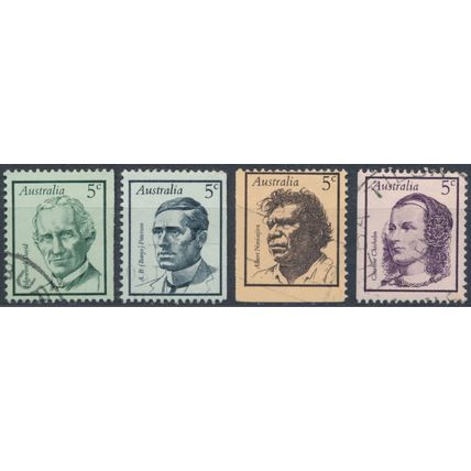 Famous Australians - Australia 1968 - F H - SG 432/5