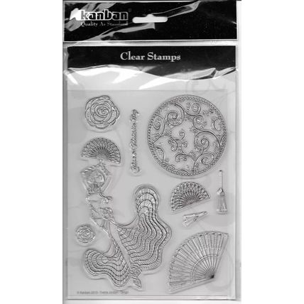 Kanban. Tango - A5 Stamp Set. Stamping Cardmaking Crafts