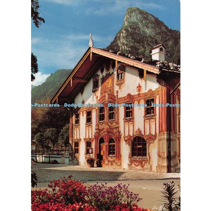 D099014 Passionsspiele Oberammergau. Pilatushaus und Kofel. Martin Hartl