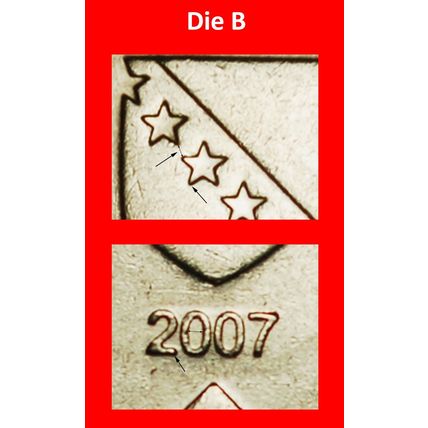 Ⰶ GREAT BRITAIN (2000-2021): YUGOSLAVIA BOSNIA★ 1 MARK 2007★LOW START★NO RESERVE