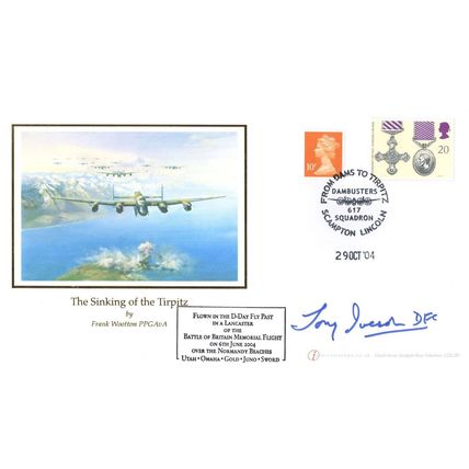 Sinking Of The Tirpitz WW2 Tony Iveson LTD TO 50 Hand Signed FDC