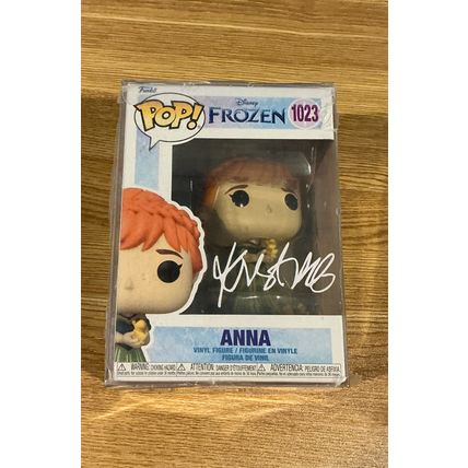 Funko Pop! Disney - Anna #1023 Facsimile Laser Autographed (Box & Protector)