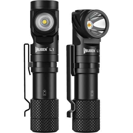 WUBEN L1 Rechargeable Flashlight High Lumens, 2000 Lumen Brightest Tactical Flas