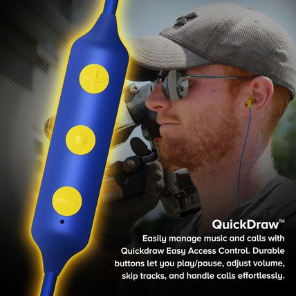 Plugfones Basic Pro Earplug Headphones Wireless Bluetooth In-Ear Earplug Earbuds