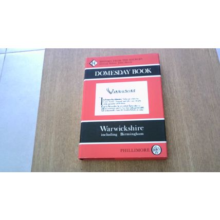 History From the Sources: Domesday Book: Warwickshire, Includes B'ham (H/B) 1976