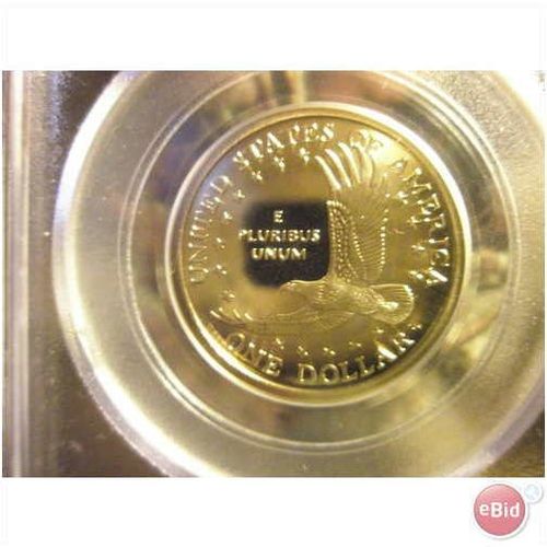 2002 S PCGS PR69DCAM SAC Dollar (FRESHIP)