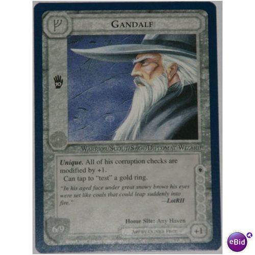 Middle-Earth MECCG The Wizards Unlimited Gandalf