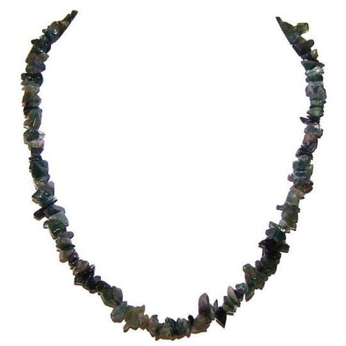 Chip Moss Agate necklace