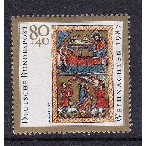 GERMANY 1987 CHRISTMAS MNH