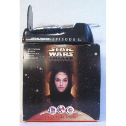 TACO BELL STAR WARS ' Episode 1 ' AMIDALA'S STARSHIP toy with Meal Box (1999)