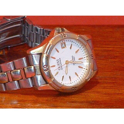 Pre-Owned Women’s Guess Waterpro Date Sport Analog Watch