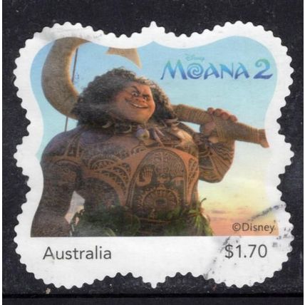 2025: DISNEY, MOANA 2, PART 2, $1.70 USED SELF-ADHESIVE MYSTAMP. 017