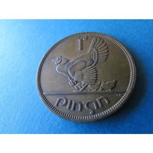 1964 IRELAND ONE PINGIN - COIN - 2 FREE POST. R