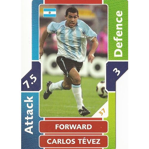 Match Attax - World Cup 2006: Argentina - Forward, Tévez