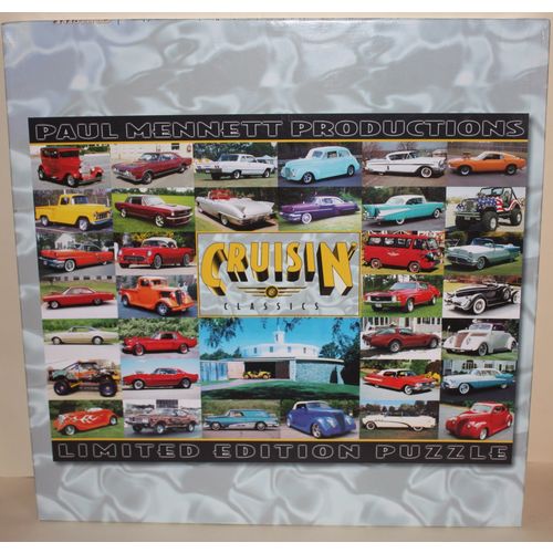 Paul Mennett Productions Limited Edition Cruisin' Classics 550 PC Puzzle Sealed