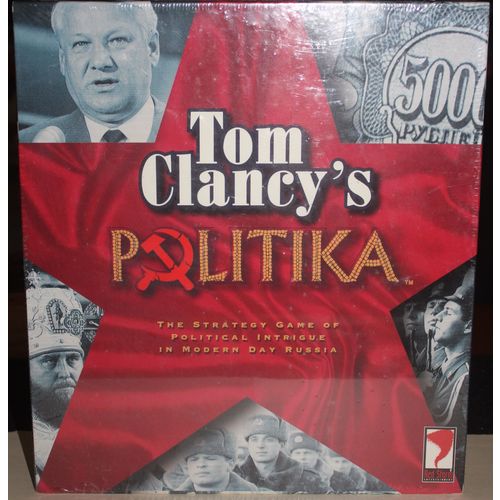 1997 Red Storm Entertainment Tom Clancy's Politika Board Game - Sealed