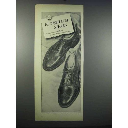 1947 Florsheim Shoes Ad