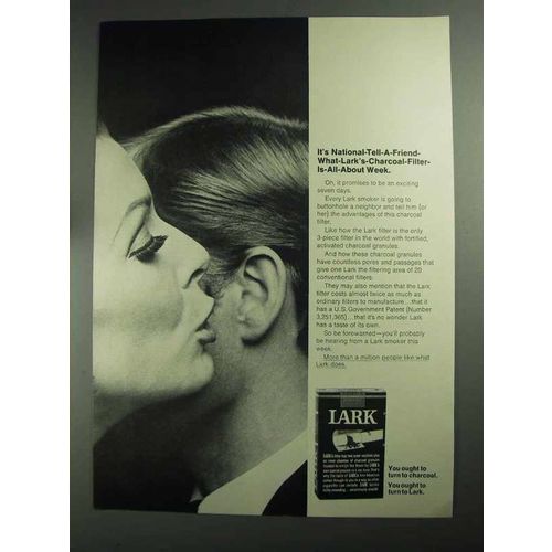 1968 Lark Cigarettes Ad - National-Tell-A-Friend-What