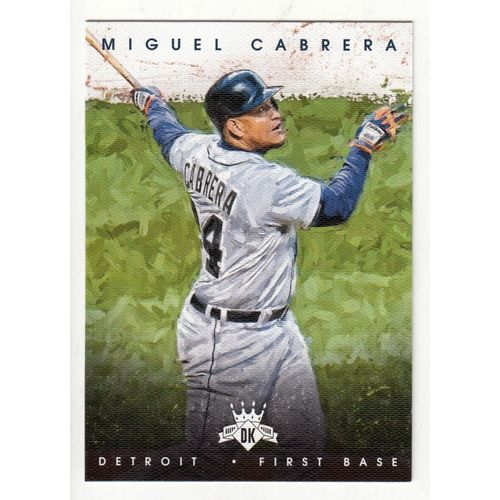 Miguel Cabrera 2016 Diamond Kings card #90– Tigers