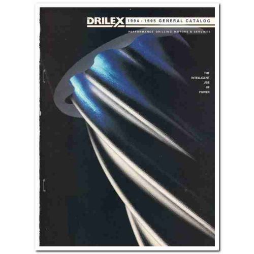 Drilex Systems Inc 1993 Vintage Catalog Oil Oilfield Drilling Motors