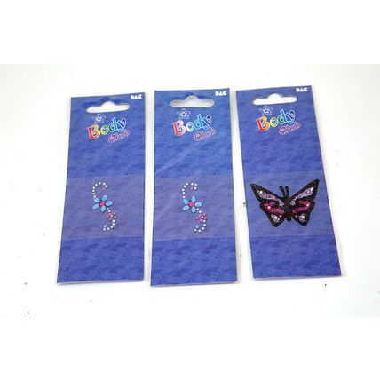 Face body Eyes Art Jewels Festival/Party/Rave 3d Tattoo Transfers Butterfly NEW