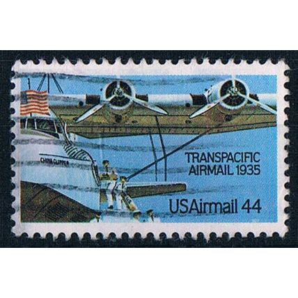 USA 1985 SGA2144 usa43 50th Anniv Of Martin M-130 Flying Boat 44c Used Stamp