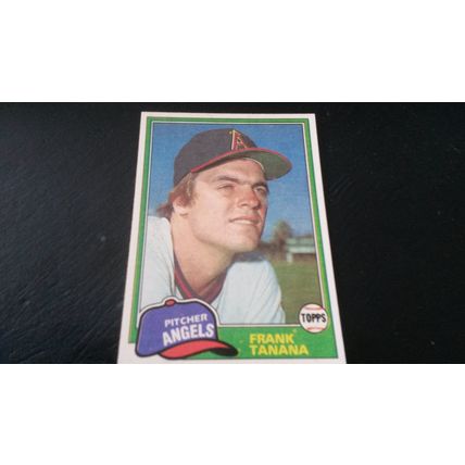 1981 Topps Card # 369 Frank Tanana Very Good-Excellent (4) California Angels