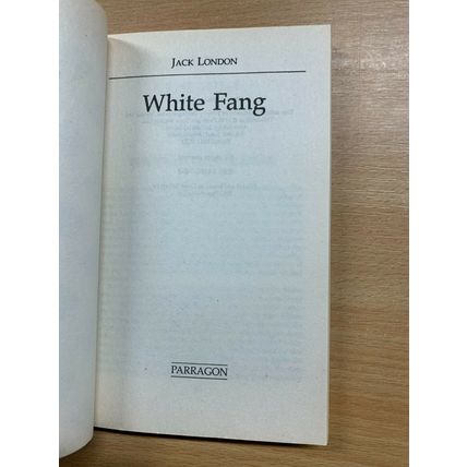 1994 JACK LONDON "WHITE FANG" FICTION PAPERBACK BOOK (P2)