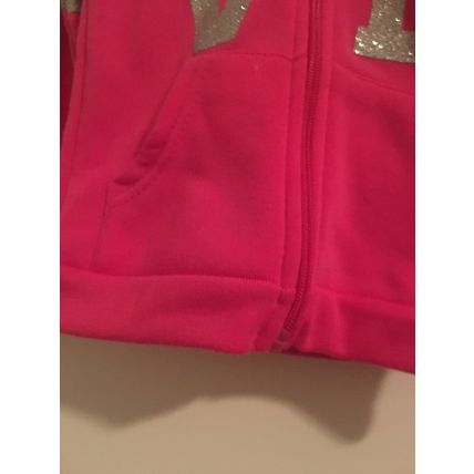 Diva Toddler Girls Child Pink Full Zip Hoodie Sweatshirt Jacket Size 2T