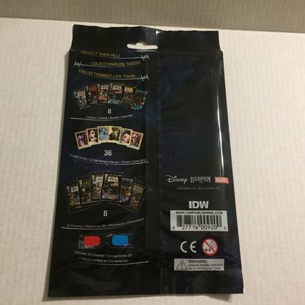 NEW Star Wars Collectors Pack 1 Comic, 1 Puzzle Card, 1 3D Poster, 3D Glasses