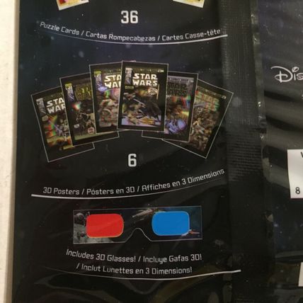 NEW Star Wars Collectors Pack 1 Comic, 1 Puzzle Card, 1 3D Poster, 3D Glasses
