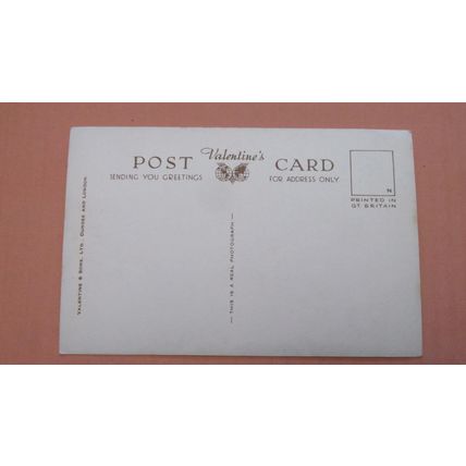 R.P Postcard -Lucky Black Cat @ Trentham Garden, Stoke on Trent - Staffordshire