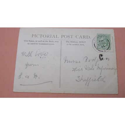 1905 fr Postcard - Cathedral & Minster Pool - Lichfield, Staffordshire