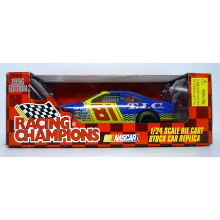 Racing Champions Kenny Wallace #81 NASCAR T.I.C. 1:24 Blue Die-Cast Car 1996