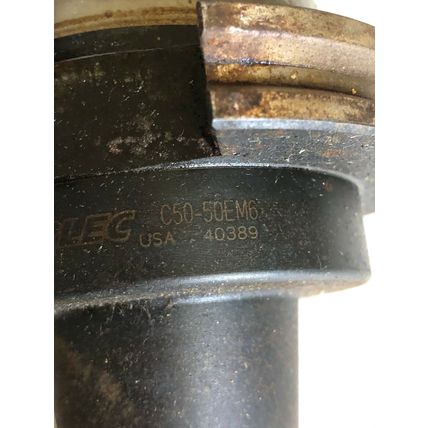 PARLEC C50-50EM6 CAT-50 MILLING TOOL HOLDER 1/2"BORE USA 40389,AR