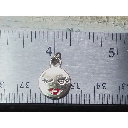 Smiley Face Charms Gold Emoji Pendants, Charms 1.65 each free shipping