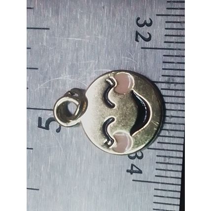 Smiley Face Charms Gold Emoji Pendants, Charms 1.65 each free shipping
