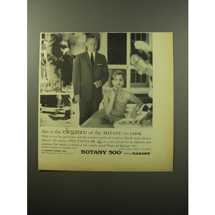 1960 Botany 500 Spectacular Suit Ad - This is the elegance