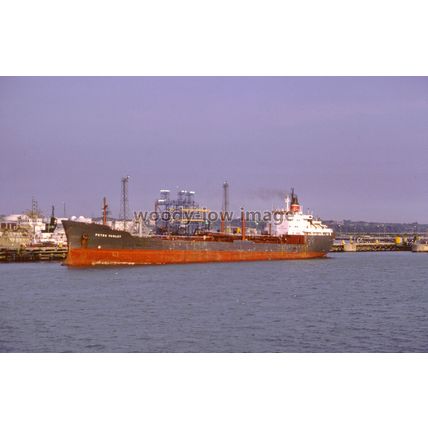 SLXY253 - UK Oil Tanker - Petro Fawley , built 1967 ex Esso Fawley -Colour Slide